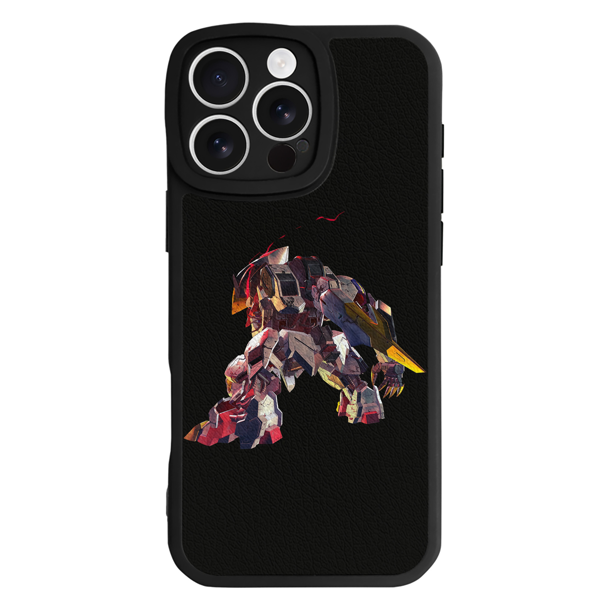 （画像用） 機動戦士ガンダム Mobile Suit Gundam 【iPhone 16シリーズ対応】シリコンスマホケース（レザー調） 材質：シリコン